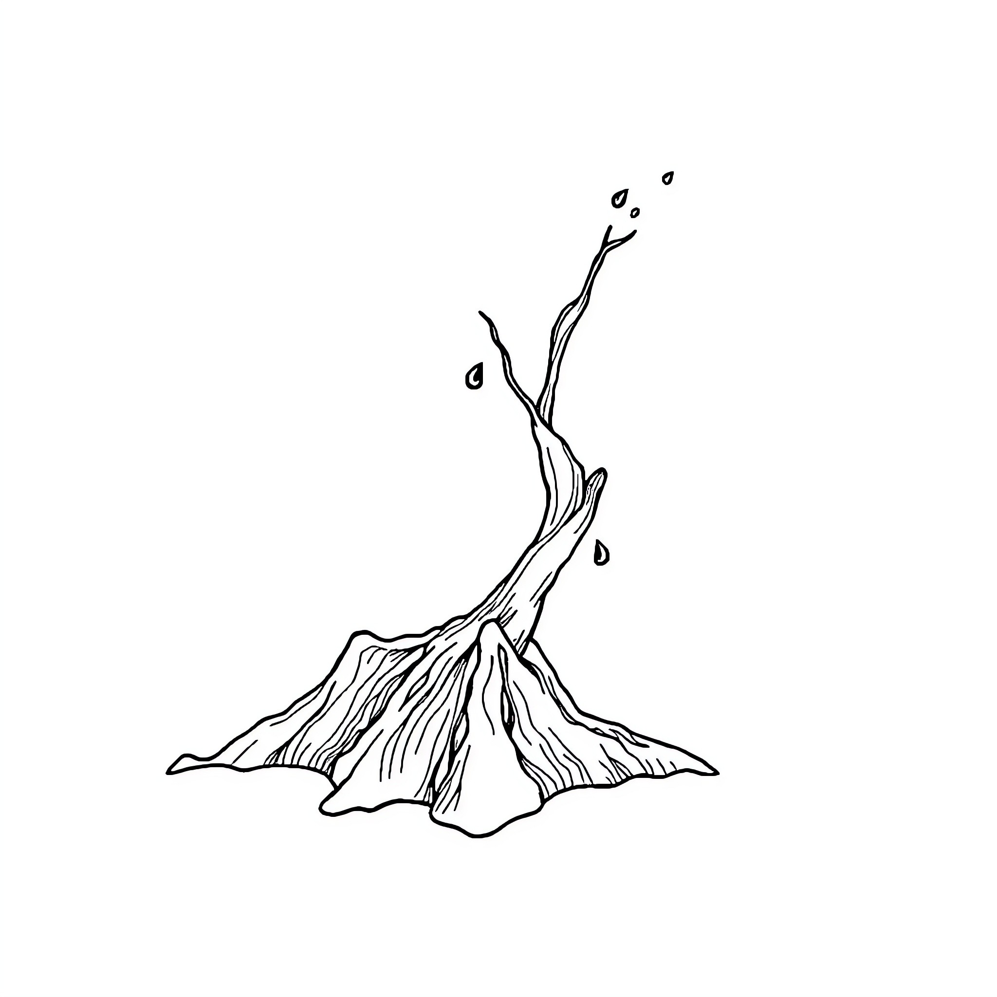 Caca Fluid Dynamics Coloring Page (free black-and-white line drawing printable PDF for all, from beginners to advanced learners, including children, teens, adults, and seniors)