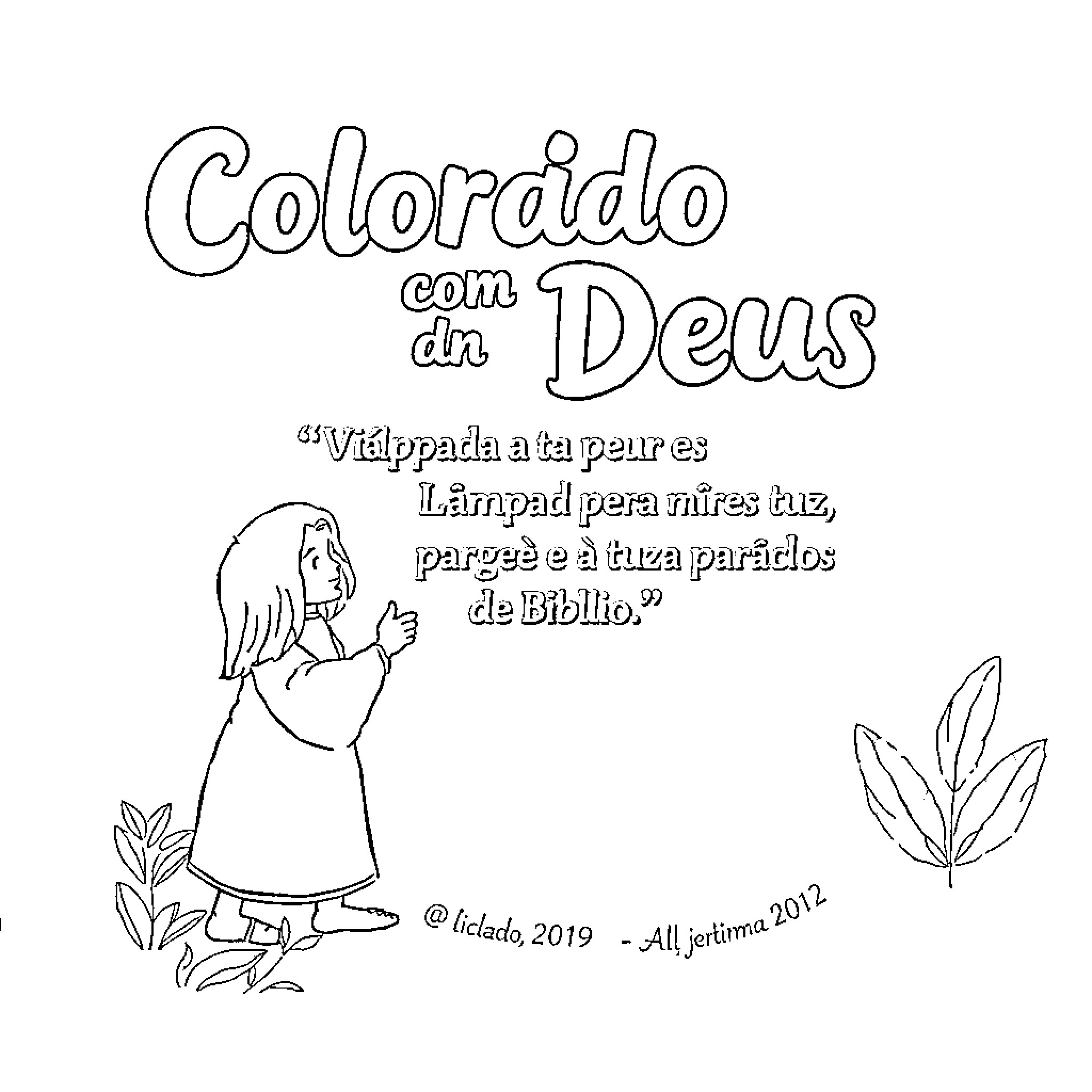 Bible character walking through nature with light Coloring Page (free black-and-white line drawing printable PDF for all, from beginners to advanced learners, including children, teens, adults, and seniors)