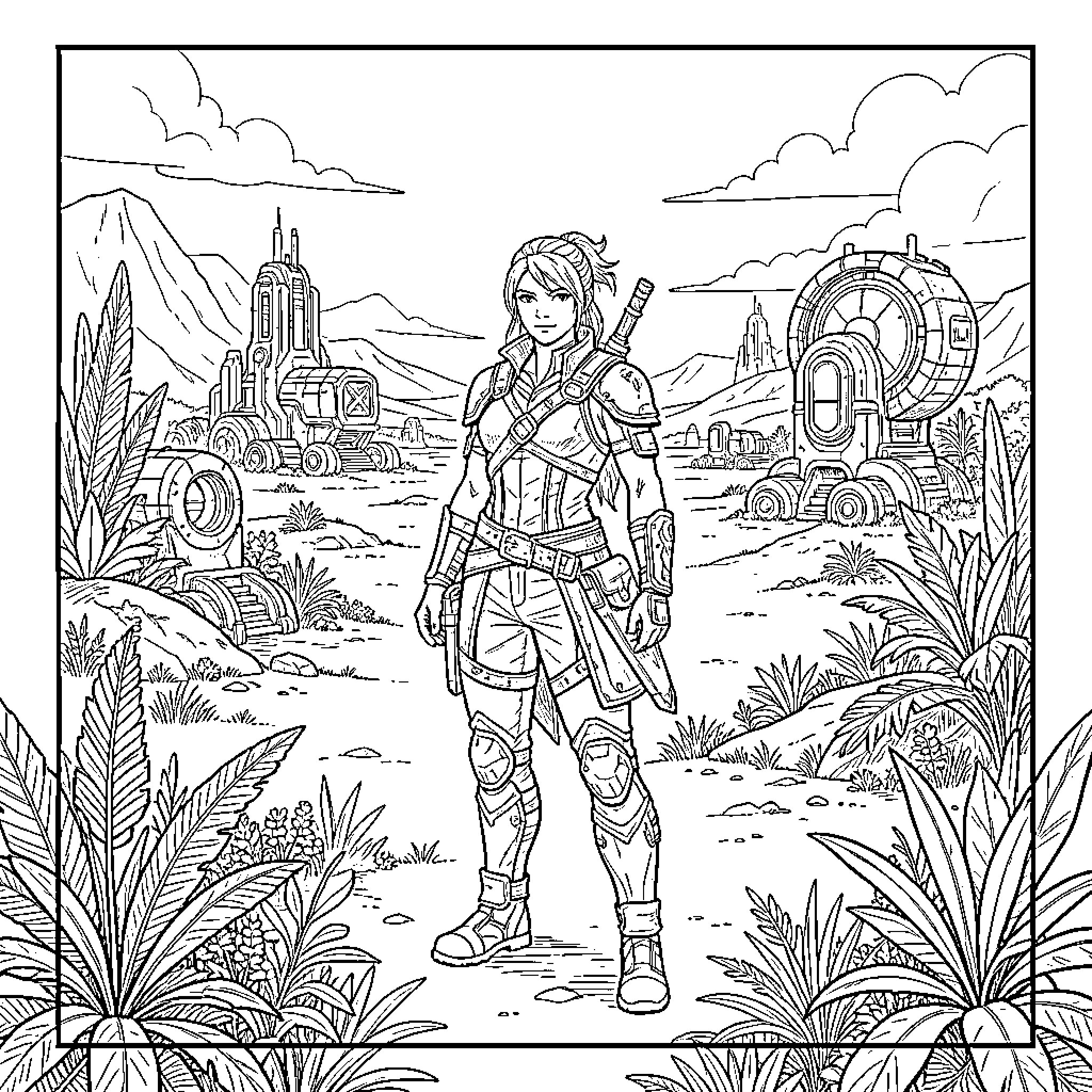 Best Aloy Coloring Pages (Free Printable PDF)
