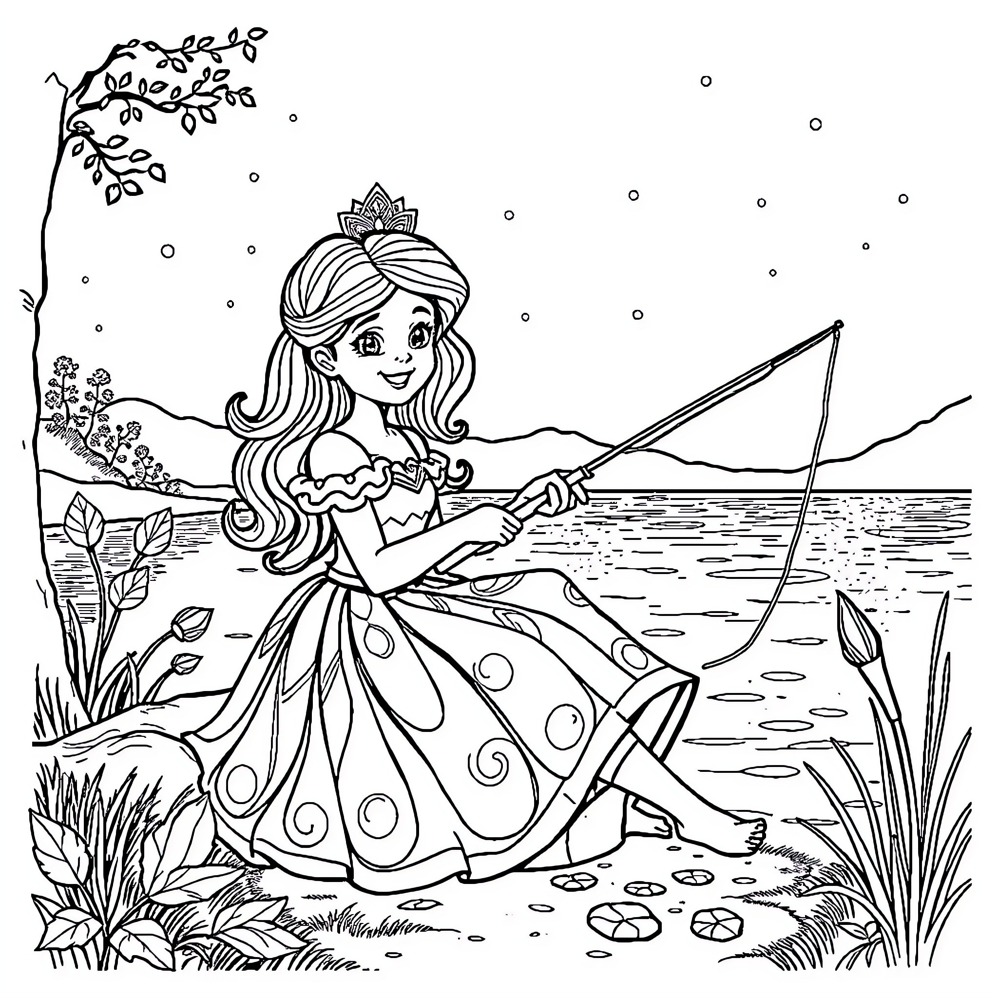 Best Princess Coloring Pages (Free Printable PDF)