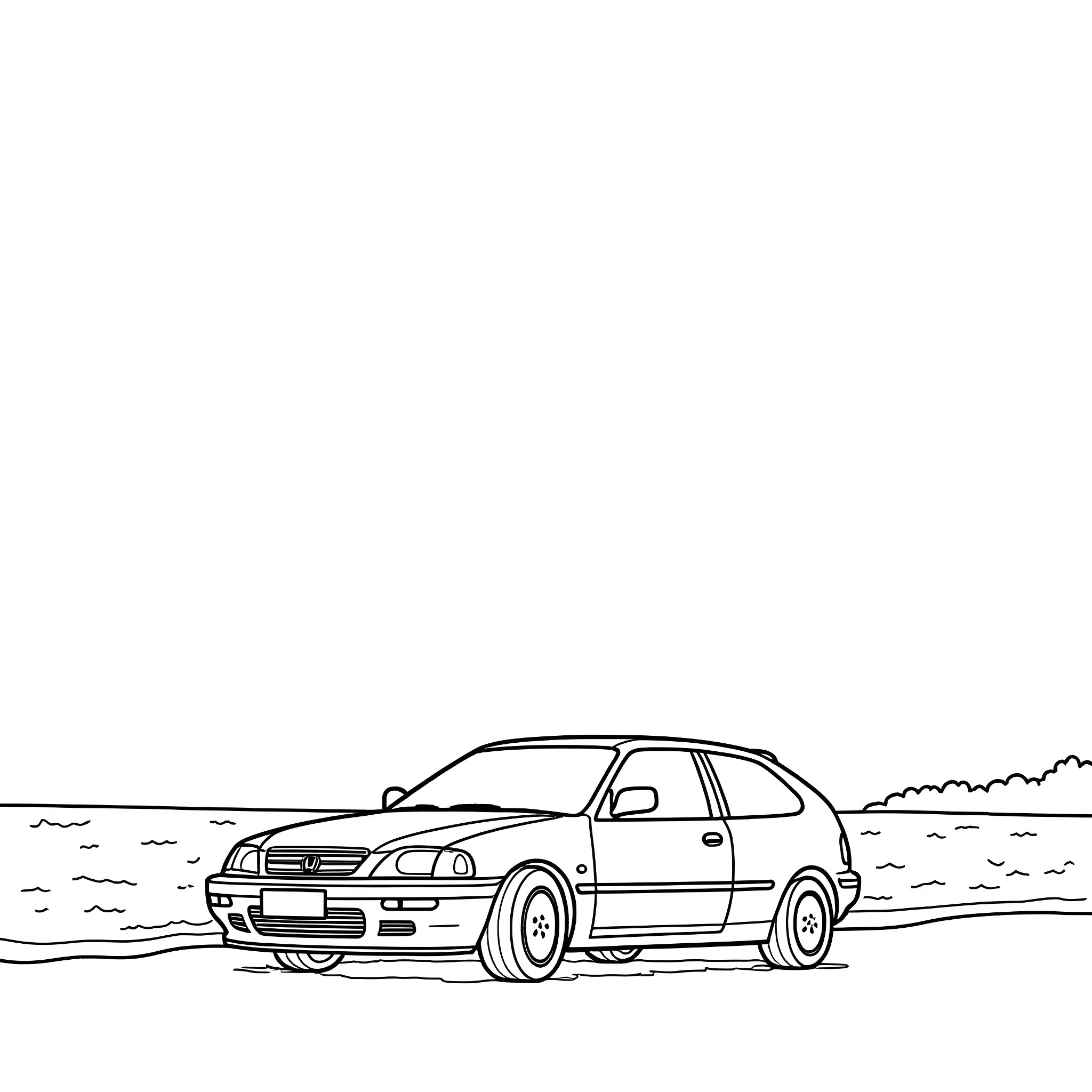 28 Best Honda Civic Coloring Pages (Free Printable PDFs)