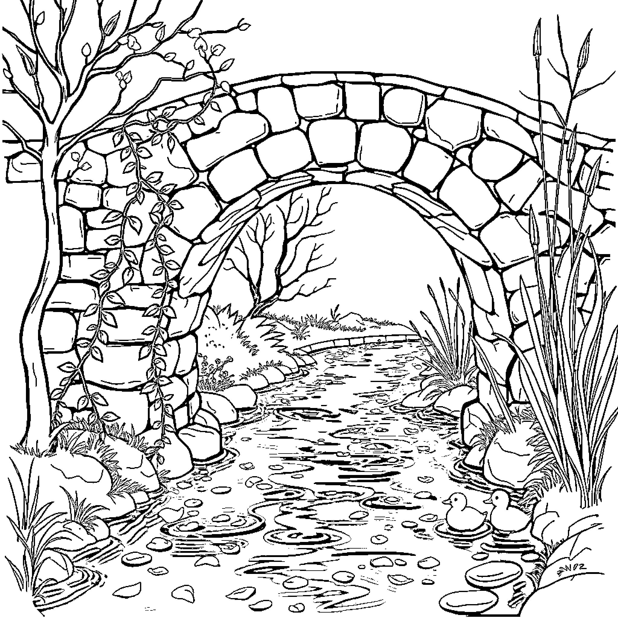 Best Bridge Coloring Pages (Free Printable PDF)