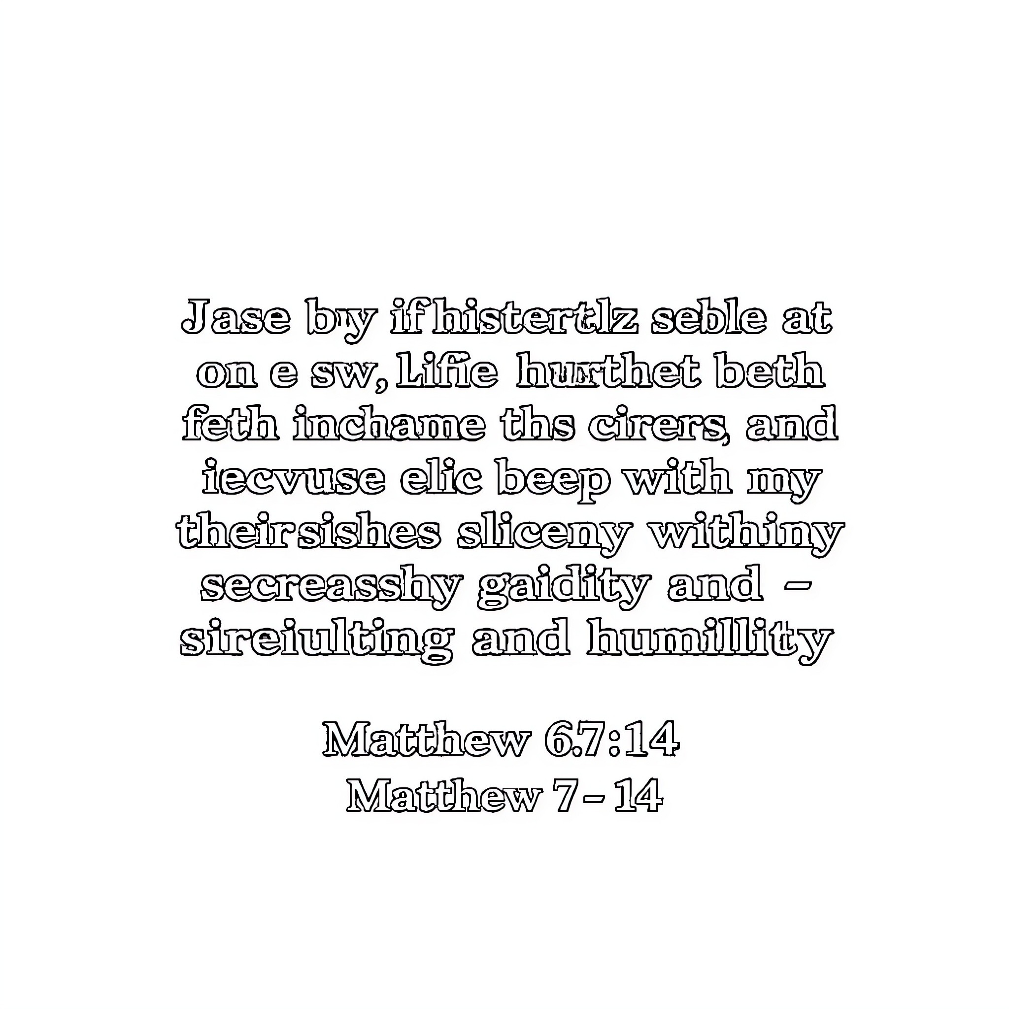Bible verse with text and imagery Coloring Page (free black-and-white line drawing printable PDF for all, from beginners to advanced learners, including children, teens, adults, and seniors)