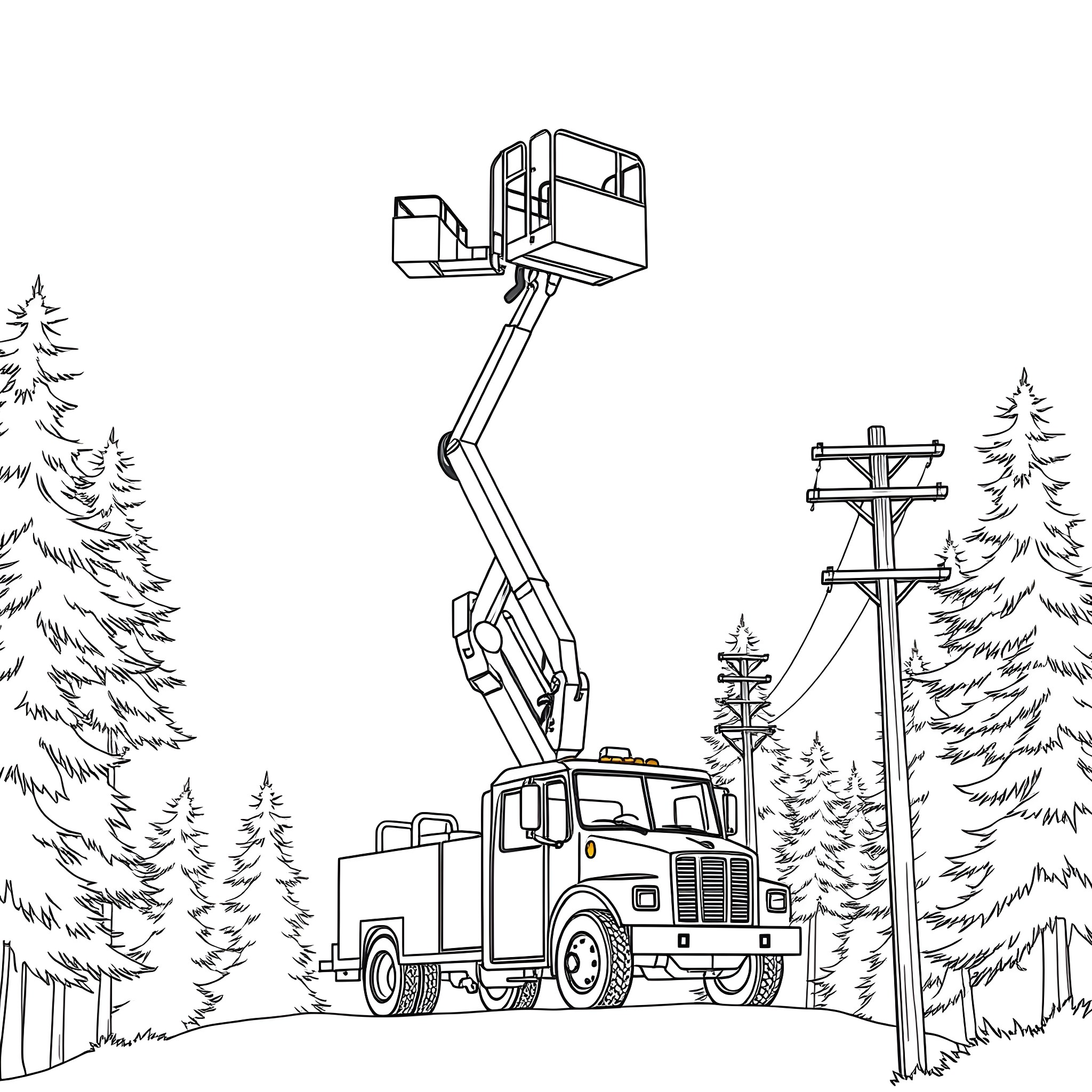3 Best Wood Pickup Coloring Pages (Free Printable PDFs)