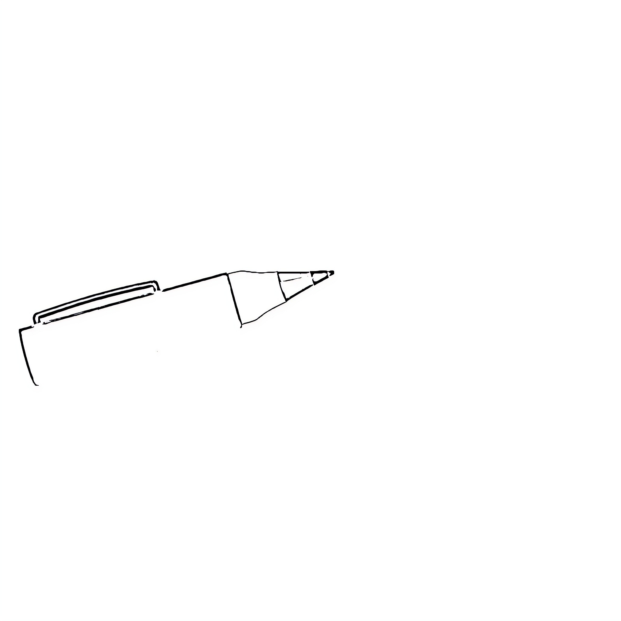 Marker drawing abstract geometric shapes Coloring Page (free black-and-white line drawing printable PDF for all, from beginners to advanced learners, including children, teens, adults, and seniors)