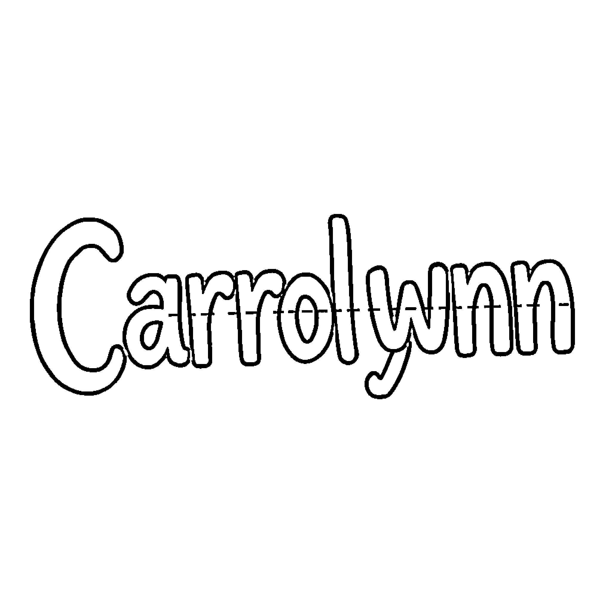 Carolynn's Creative Pastime Coloring Page (free black-and-white line drawing printable PDF for all, from beginners to advanced learners, including children, teens, adults, and seniors)