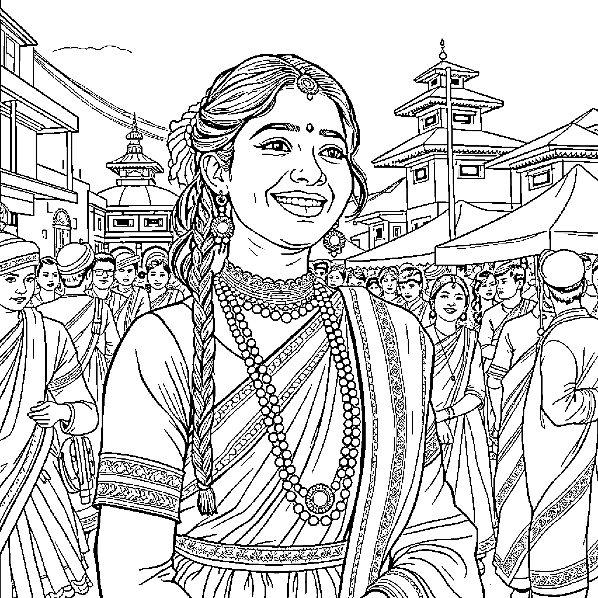 Best Kumari Coloring Pages (Free Printable PDF)