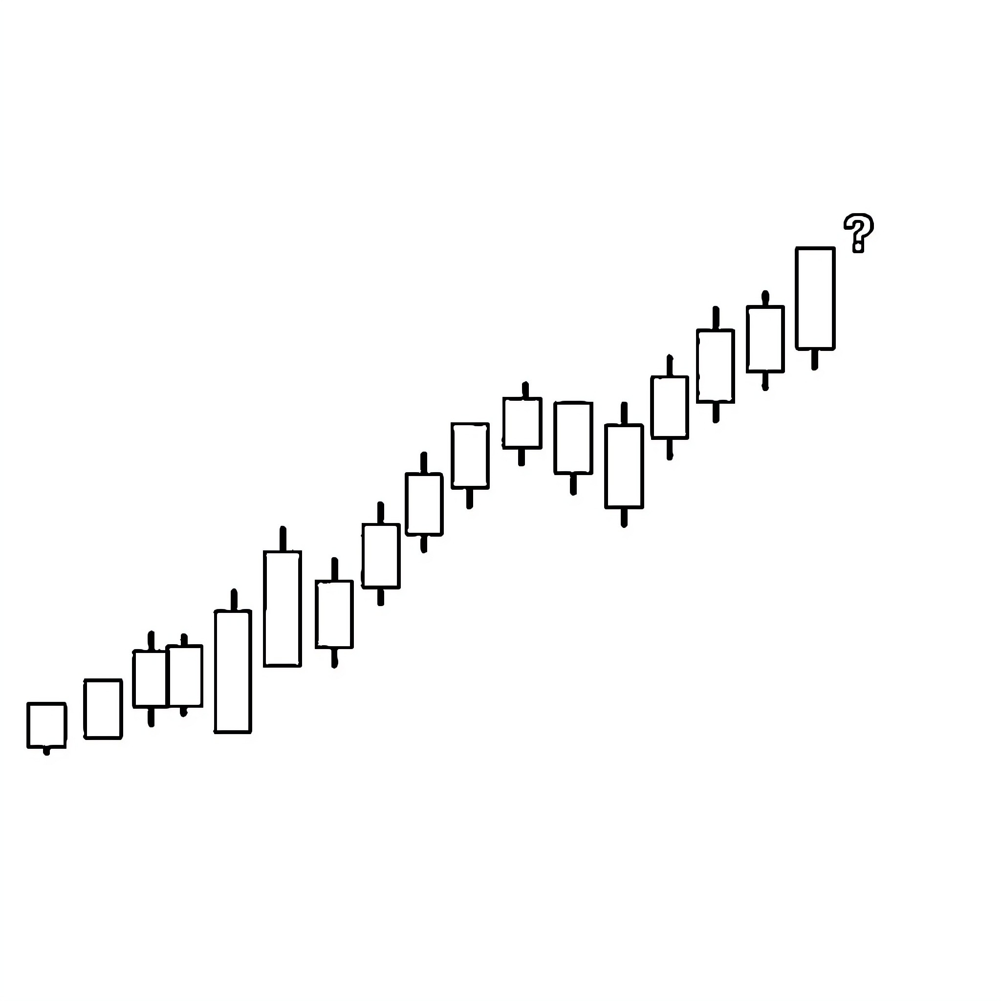 Stockmarket candlestick chart displaying trading activity Coloring Page (free black-and-white line drawing printable PDF for all, from beginners to advanced learners, including children, teens, adults, and seniors)