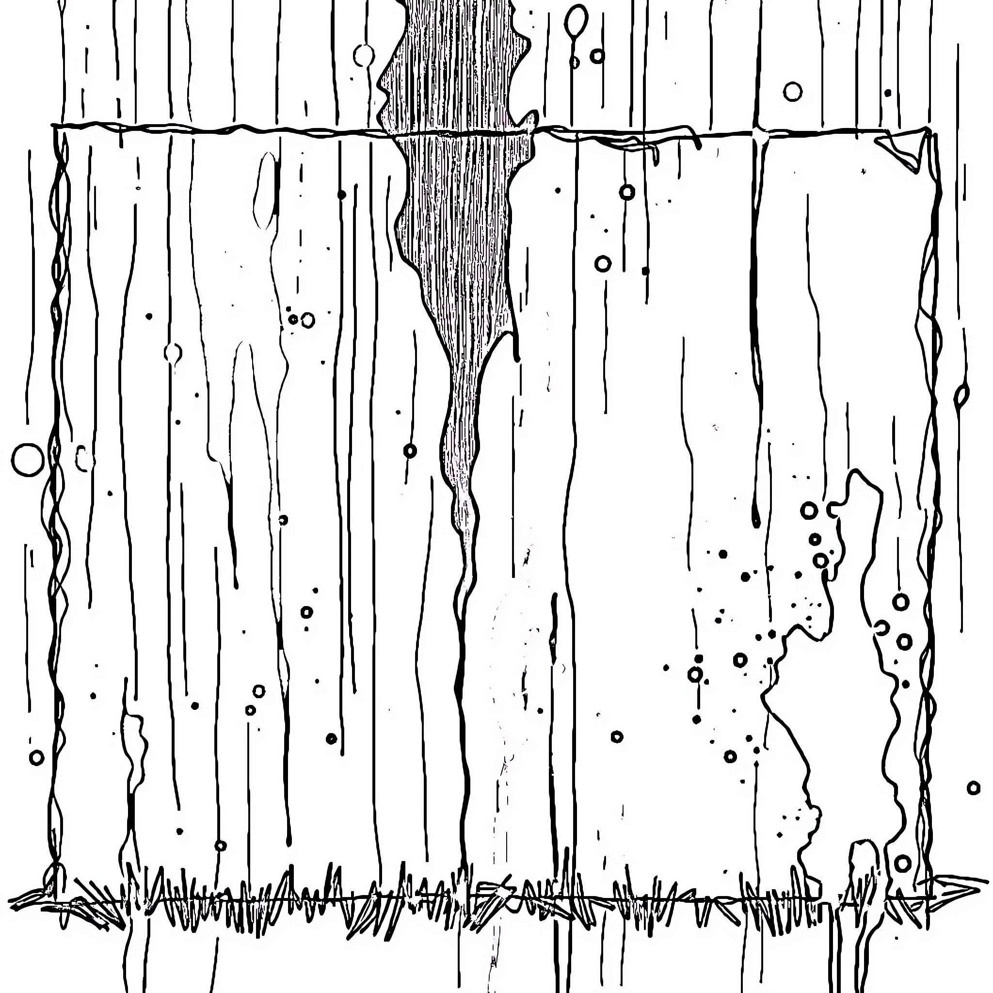 Abstract pattern of lines and shapes Coloring Page (free black-and-white line drawing printable PDF for all, from beginners to advanced learners, including children, teens, adults, and seniors)