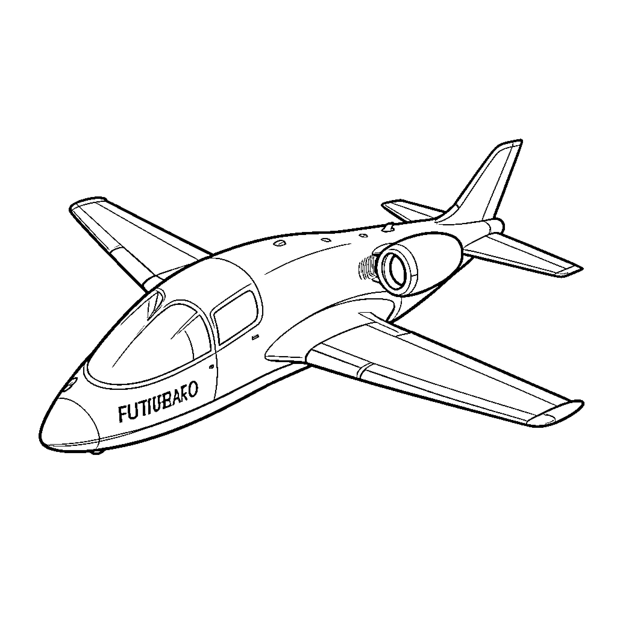 Furtiger Aero flying through the sky Coloring Page (free black-and-white line drawing printable PDF for all, from beginners to advanced learners, including children, teens, adults, and seniors)