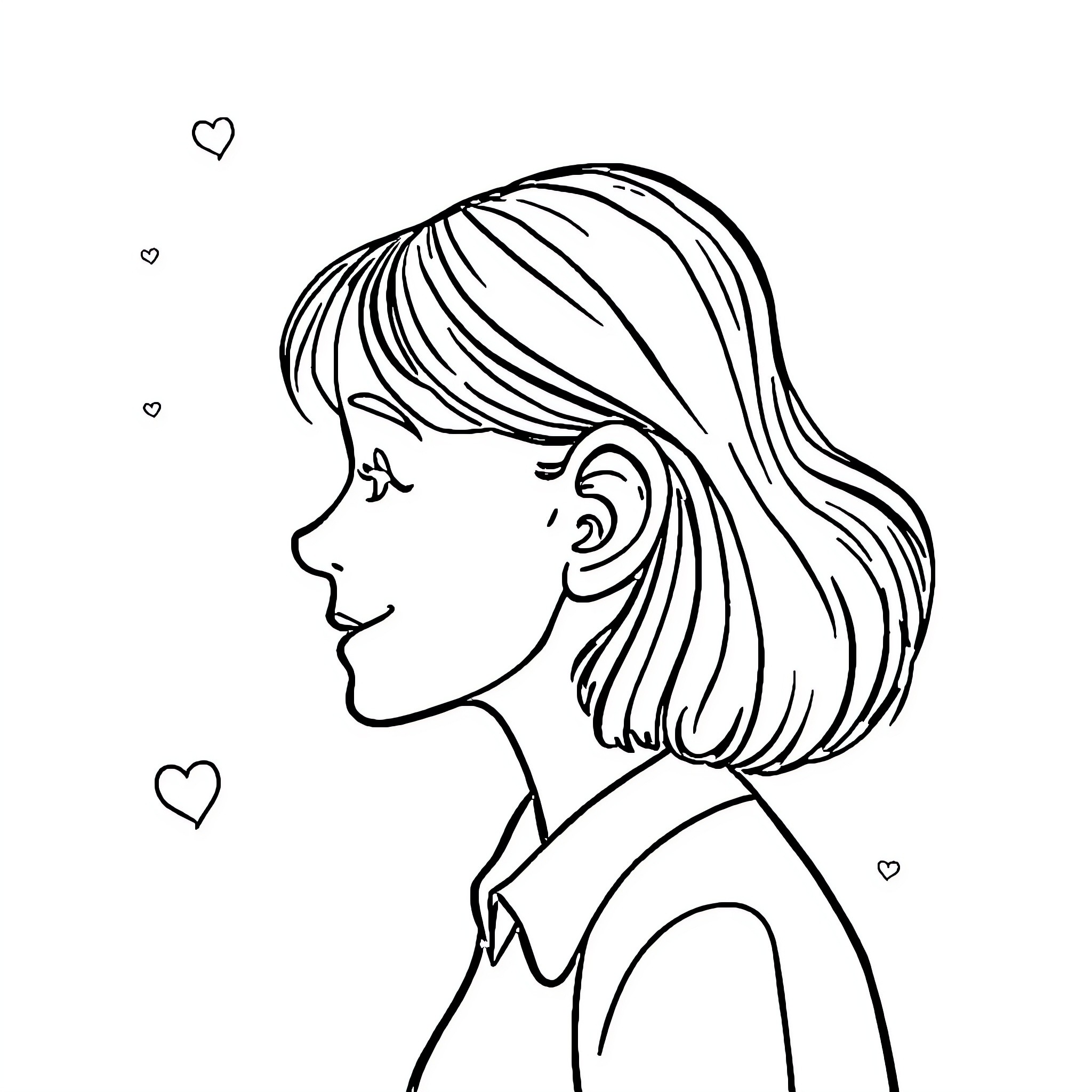 Audiology Patient Consultation Coloring Page (free black-and-white line drawing printable PDF for all, from beginners to advanced learners, including children, teens, adults, and seniors)