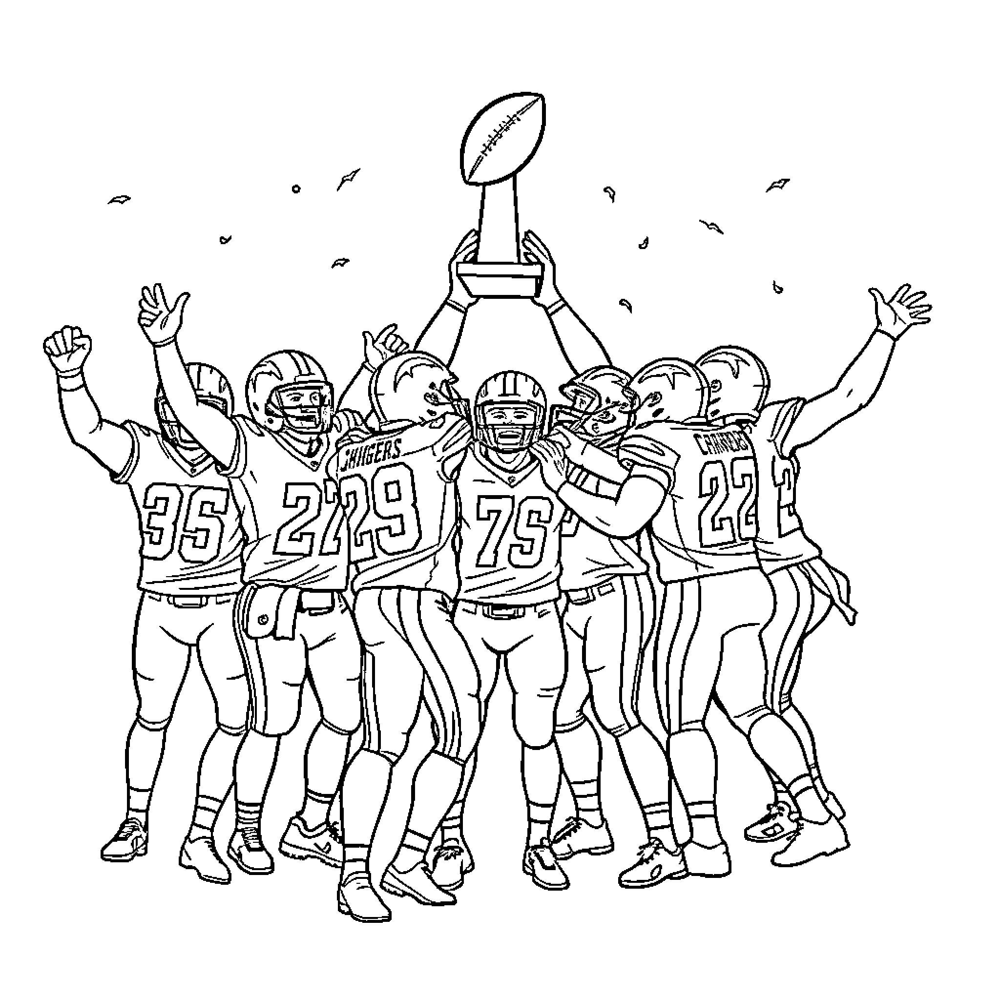 Best LA Chargers Coloring Pages (Free Printable PDF)