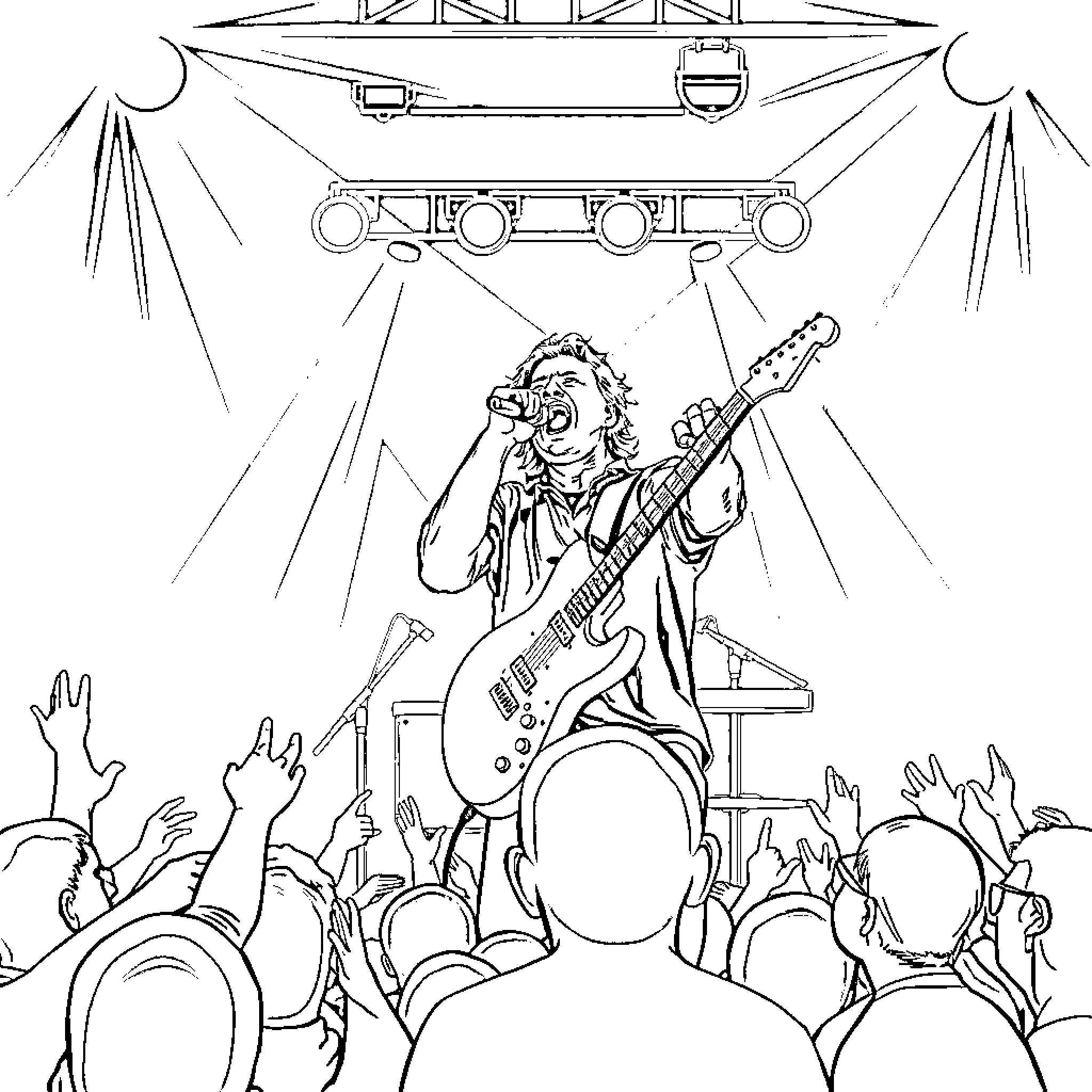 Best Bruce Springsteen Coloring Pages (Free Printable PDF)