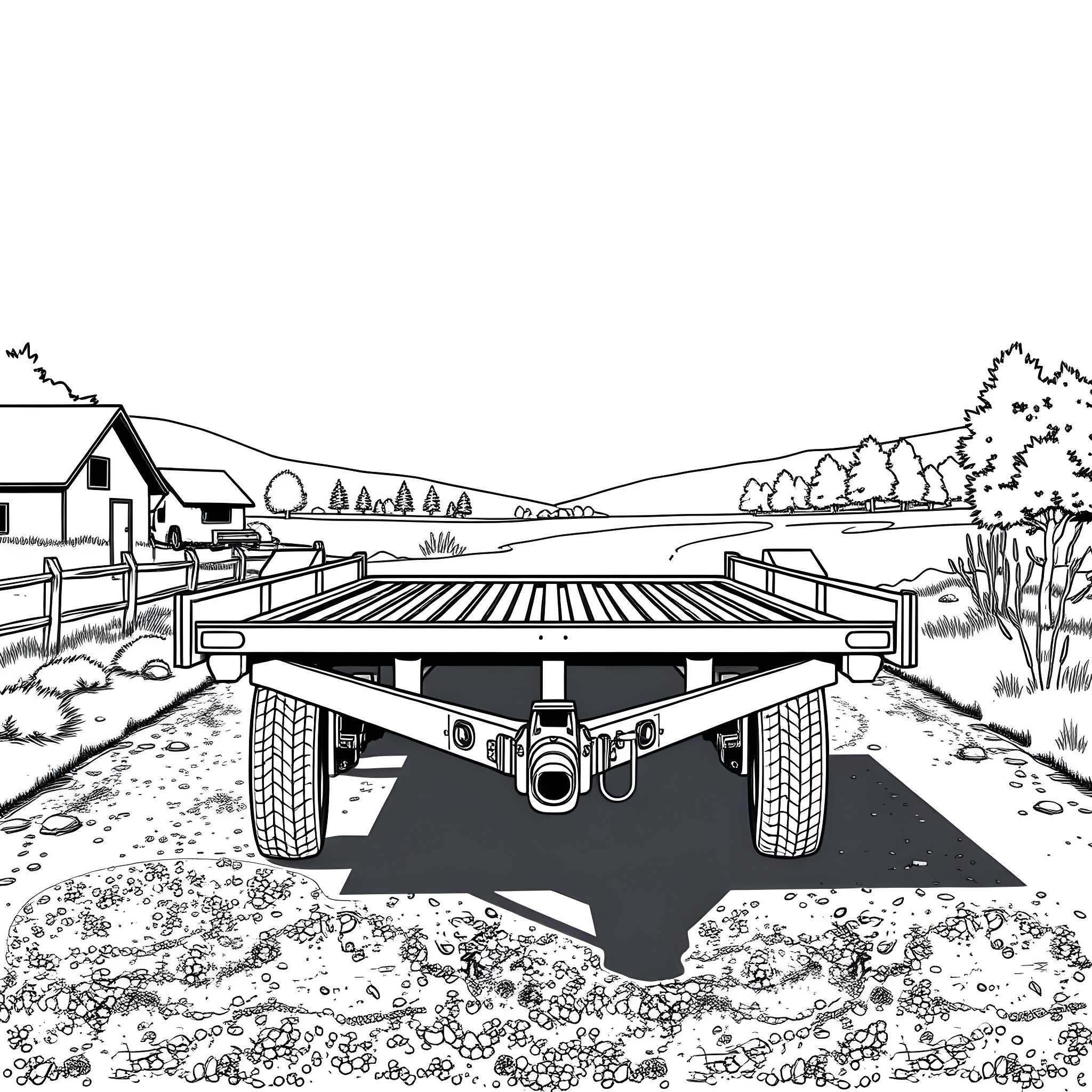 92 Best Trailer Coloring Pages (Free Printable PDFs)