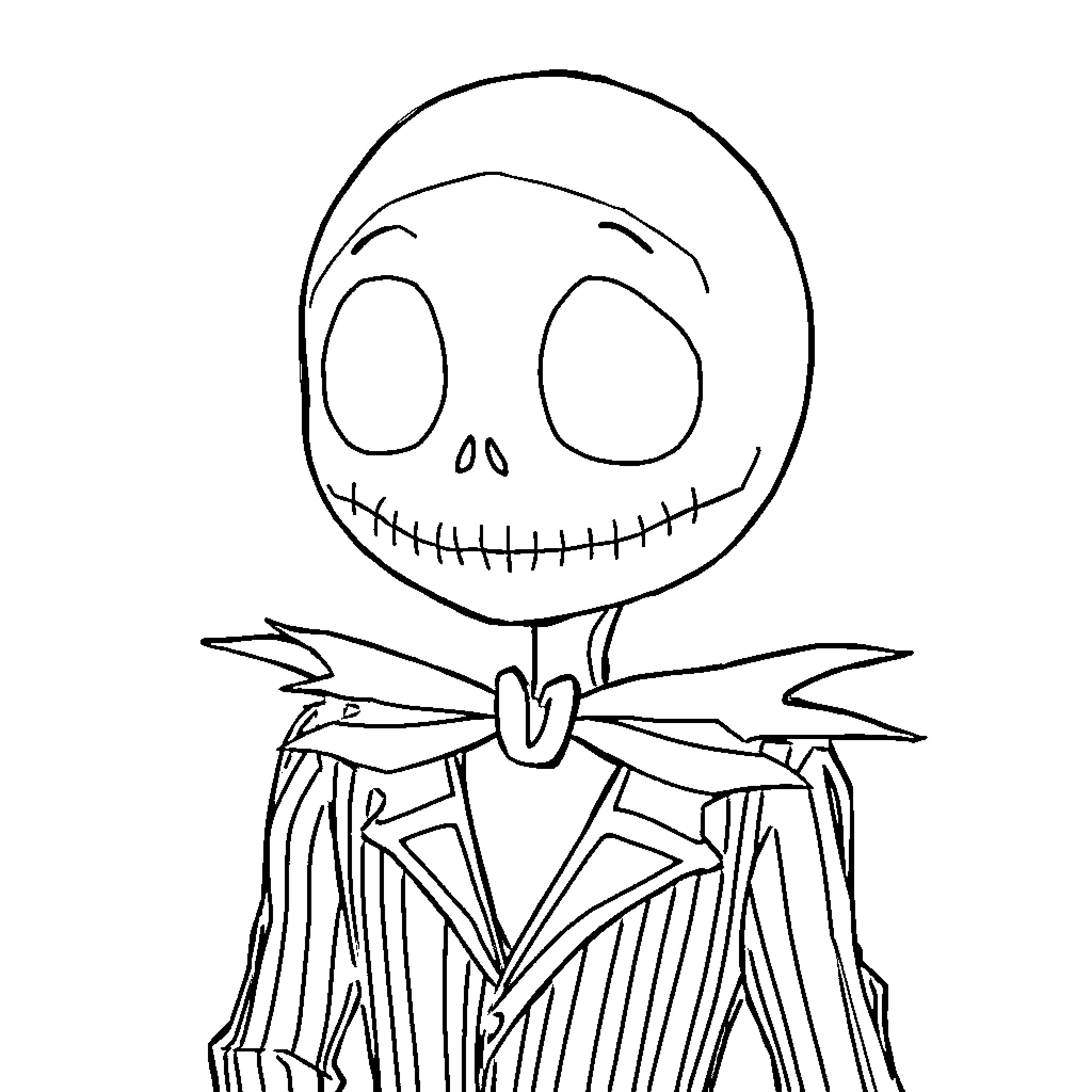 Jinu's Spooky Adventure Coloring Page (free black-and-white line drawing printable PDF for all, from beginners to advanced learners, including children, teens, adults, and seniors)