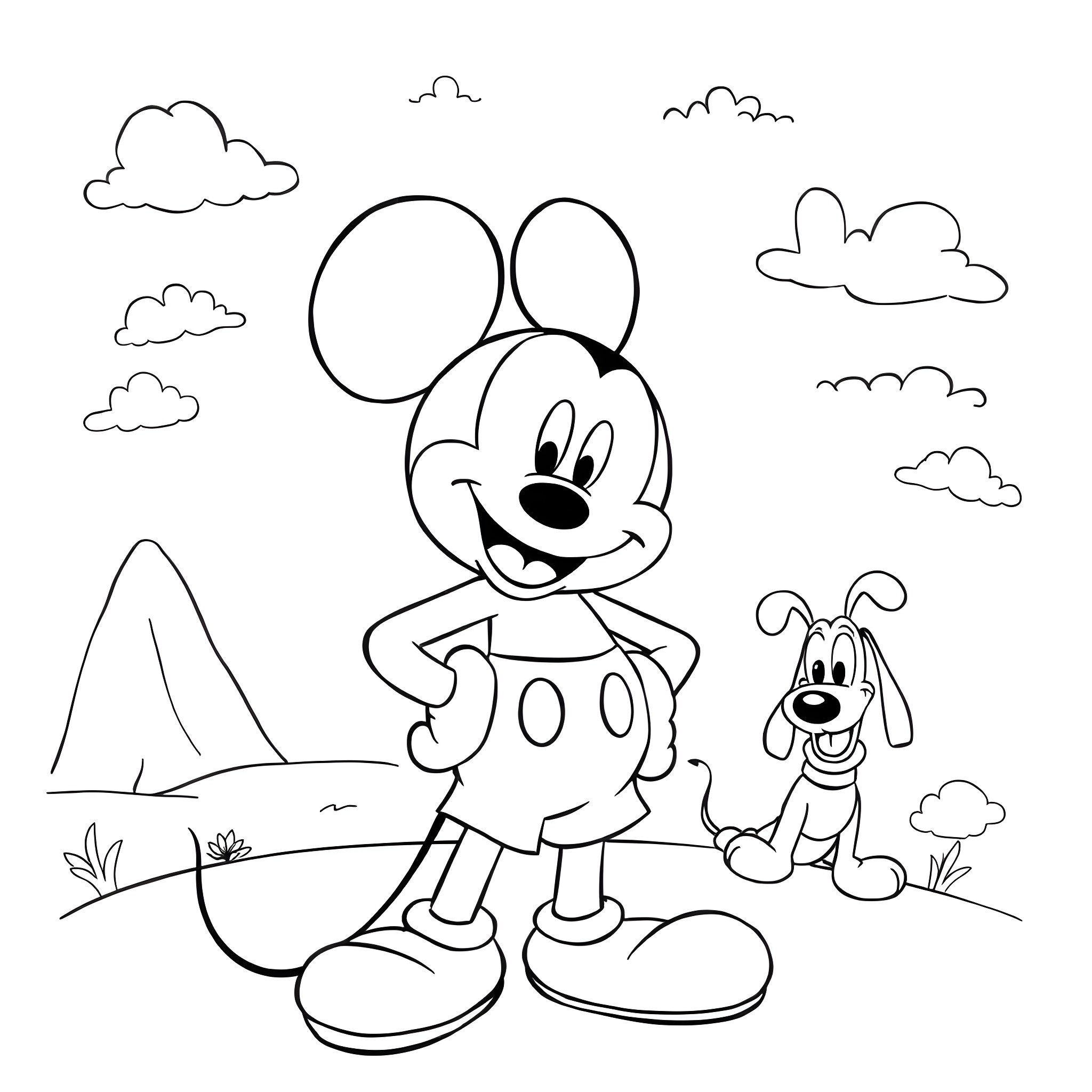 Best Mickey Mouse Coloring Pages (Free Printable PDF)