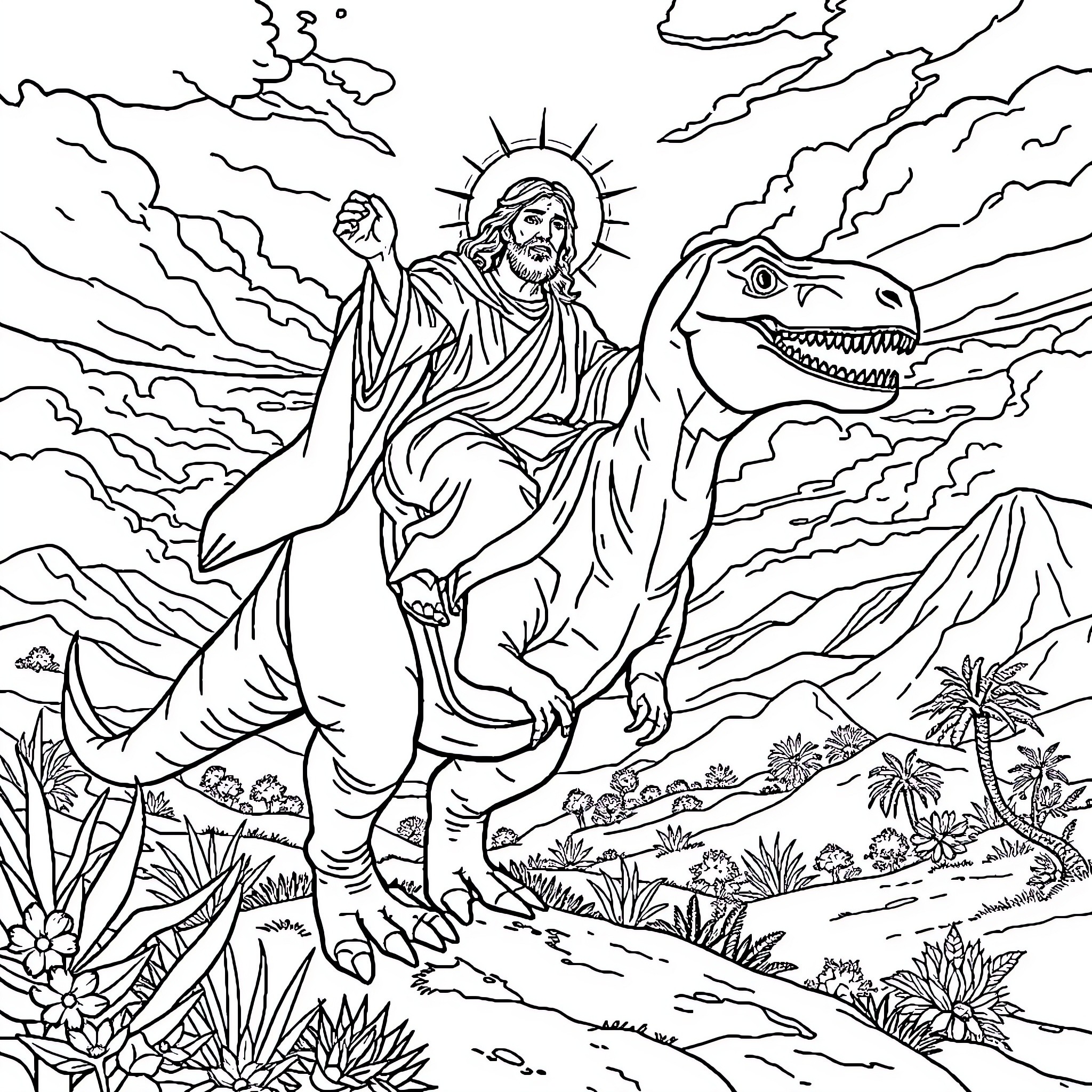 808 Best Jesus Coloring Pages (Free Printable PDFs)