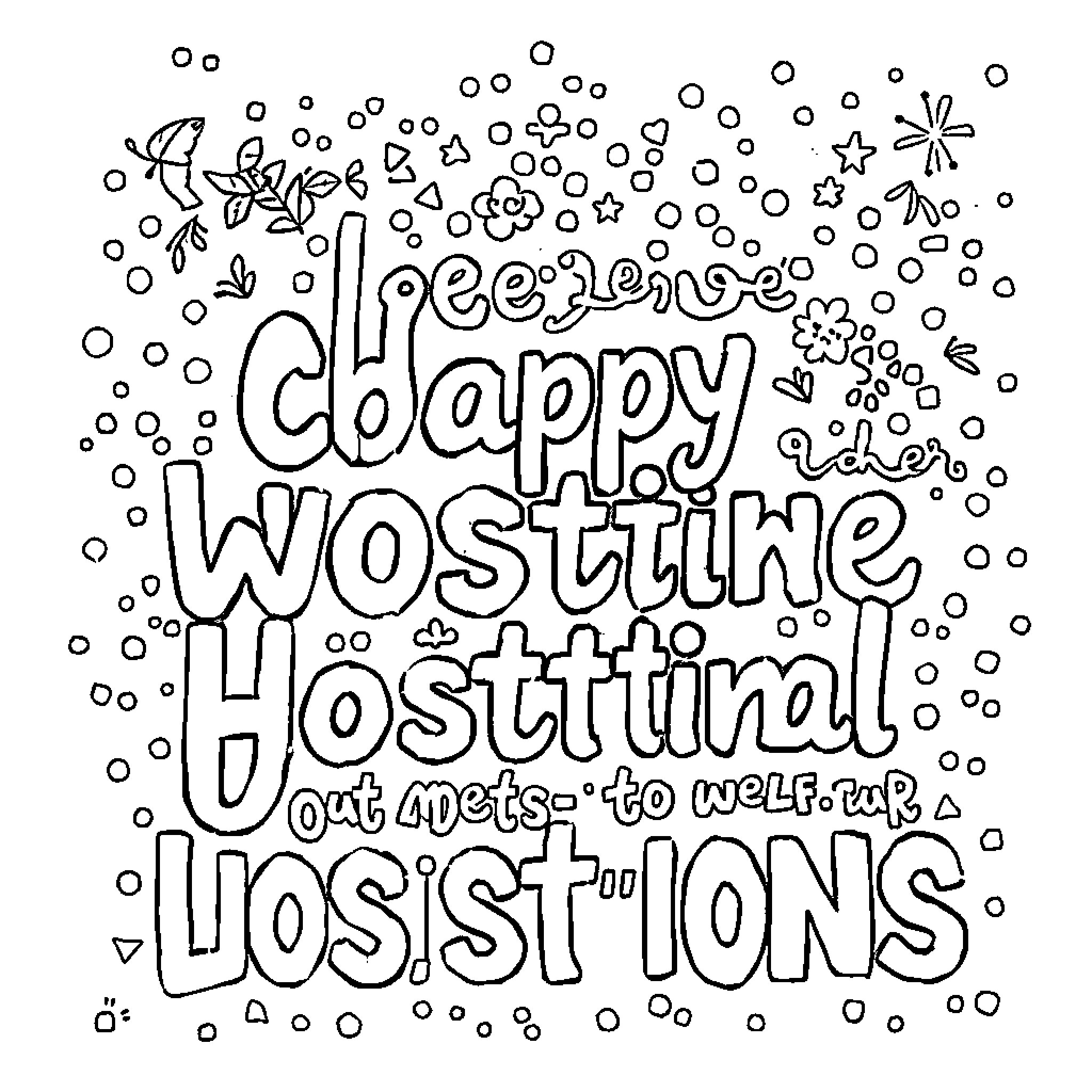 Best Word Coloring Pages (Free Printable PDF)