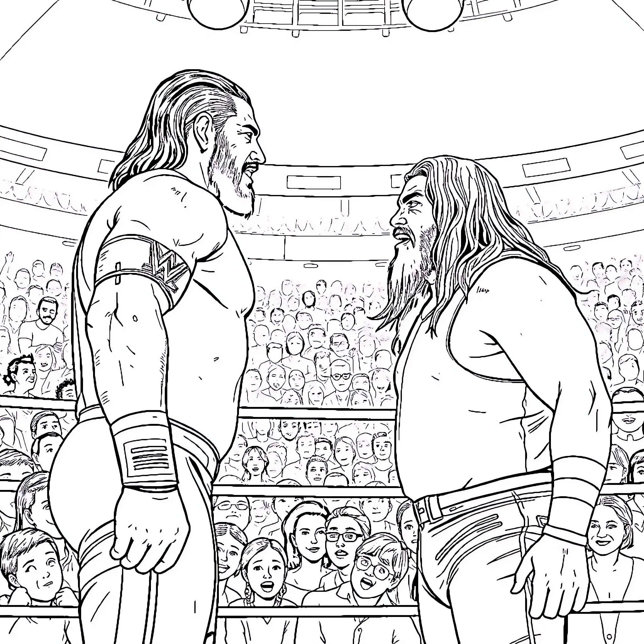 1 Best Romen Reigns Coloring Pages (Free Printable PDFs)