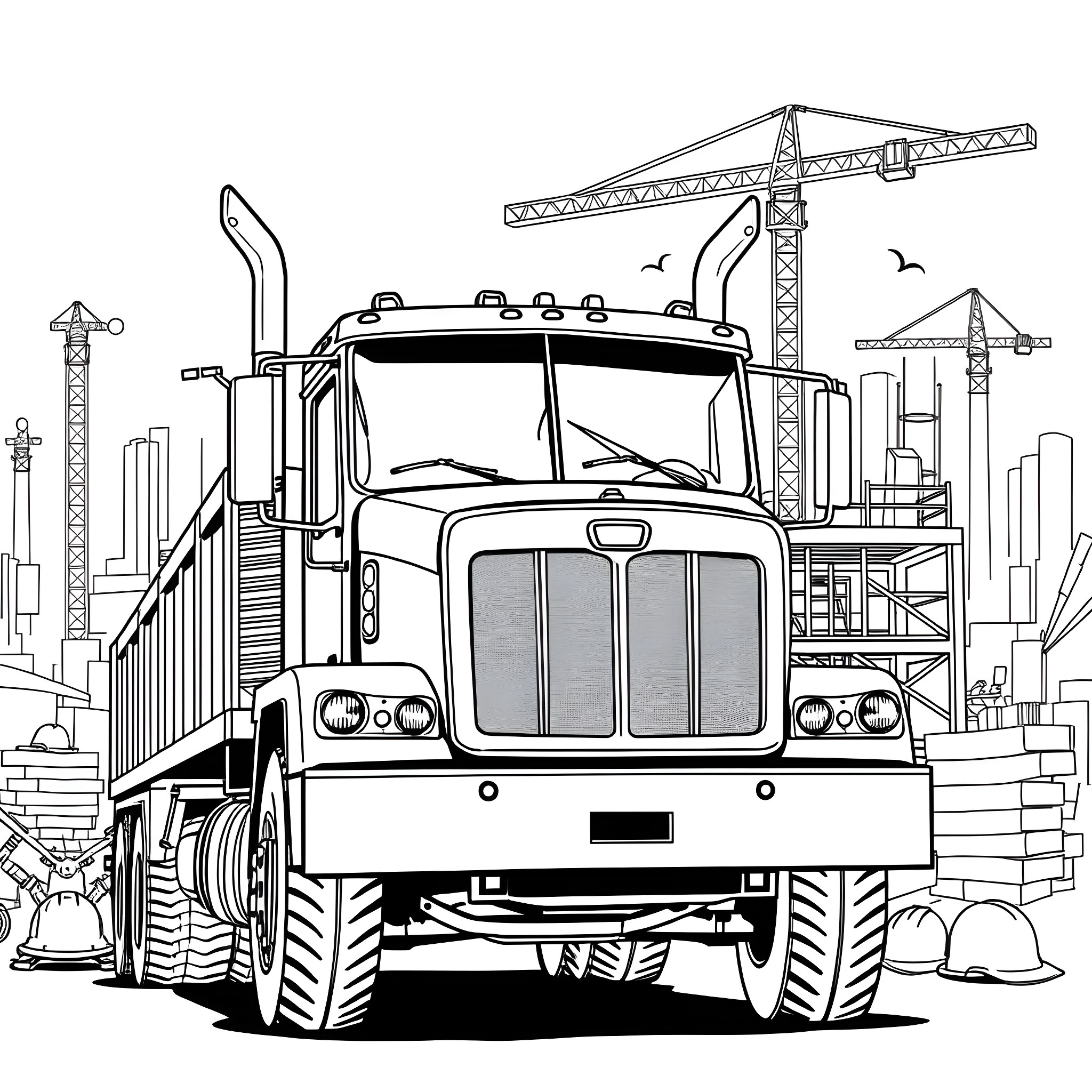 26 Best Truck Coloring Pages (Free Printable PDFs)