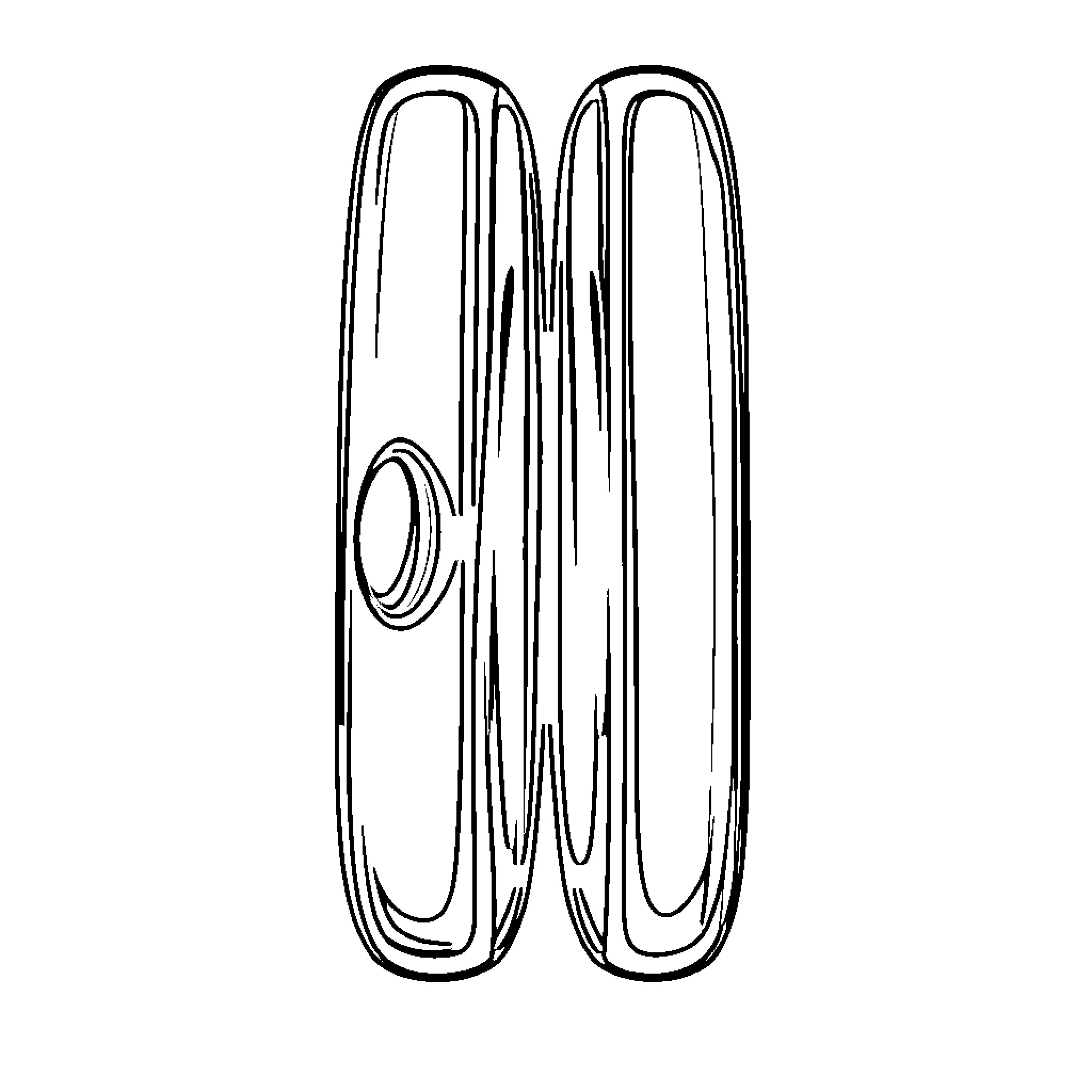 Button with simple wood-like design Coloring Page (free black-and-white line drawing printable PDF for all, from beginners to advanced learners, including children, teens, adults, and seniors)