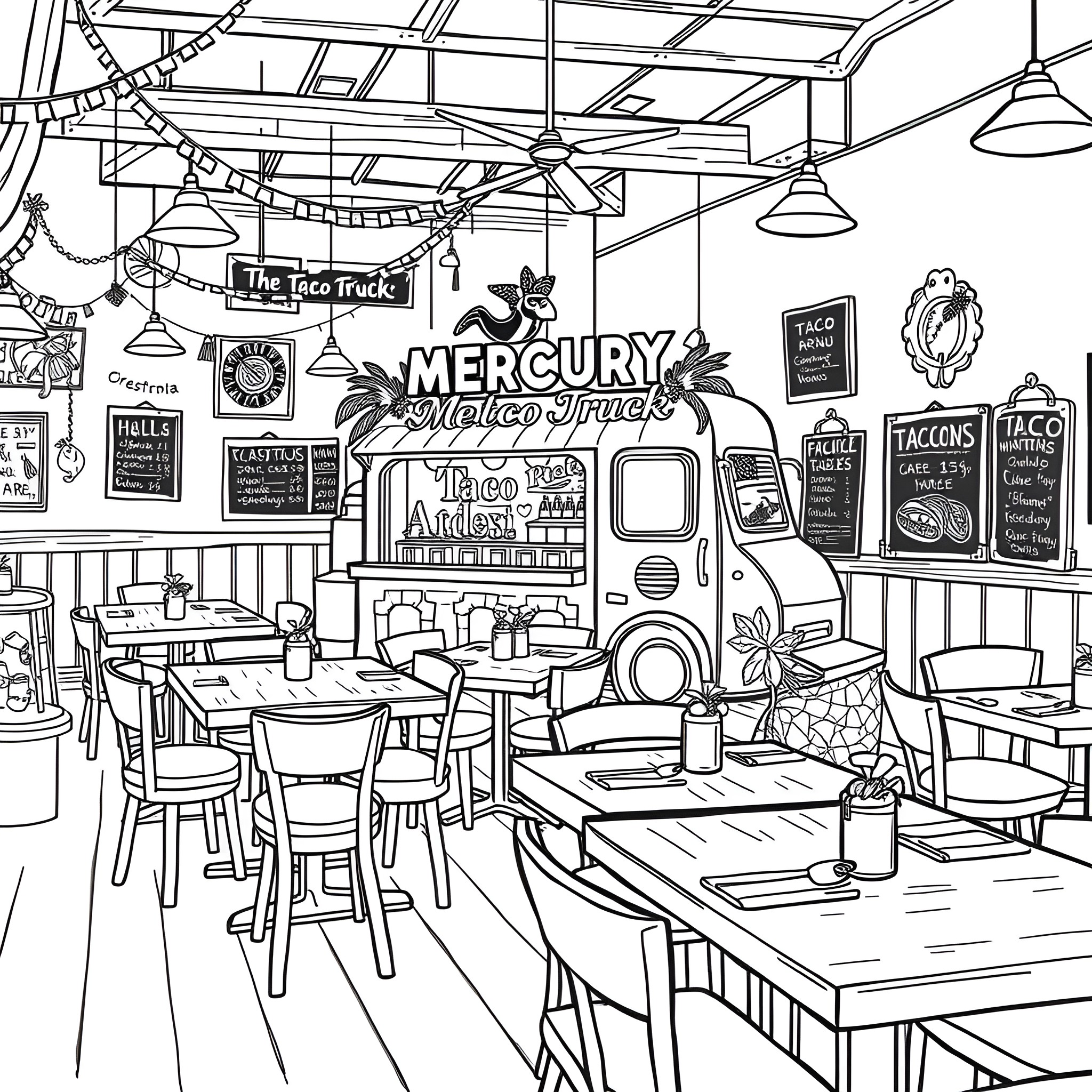 Best Taco Truck Coloring Pages (Free Printable PDF)