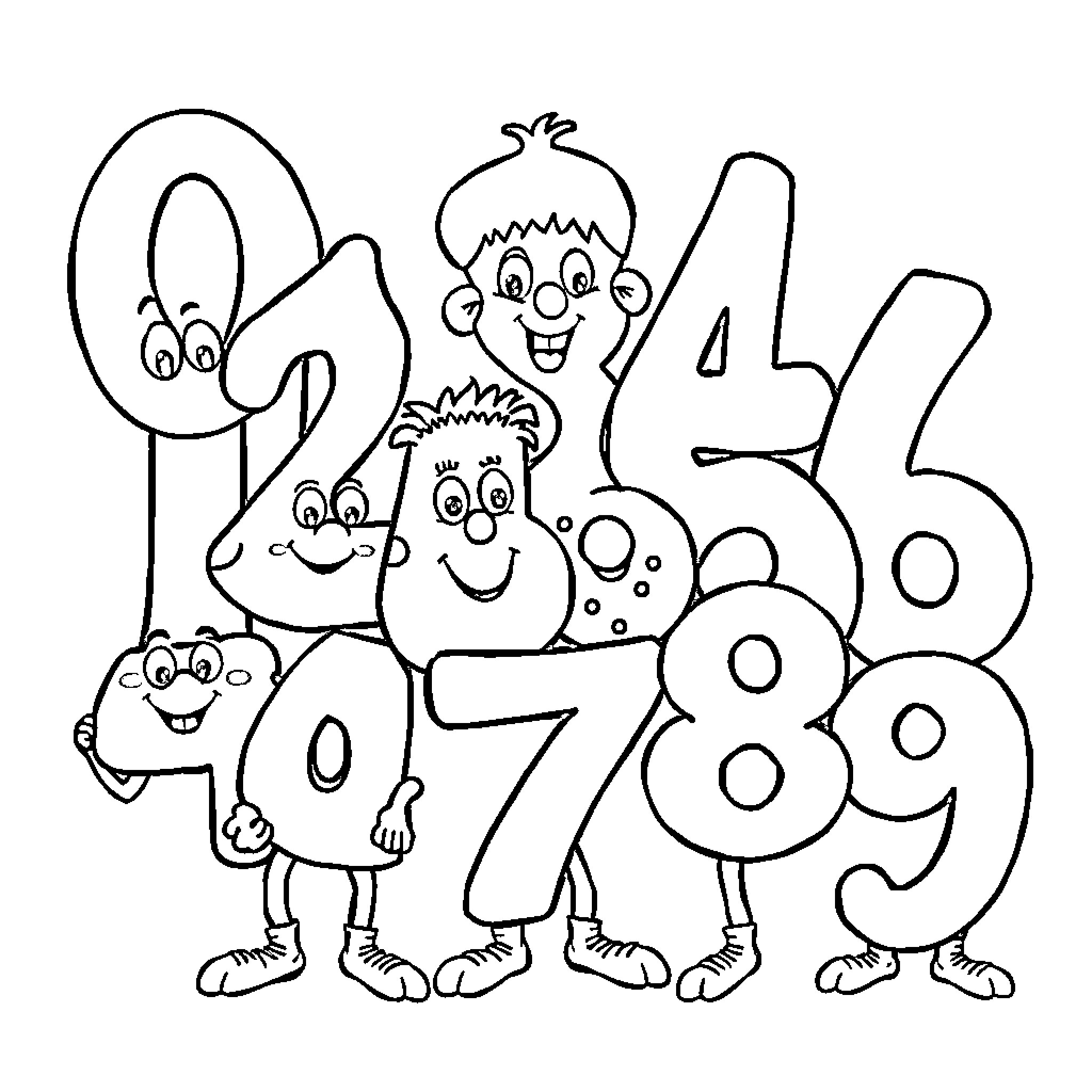 Best Number Coloring Pages (Free Printable PDF)