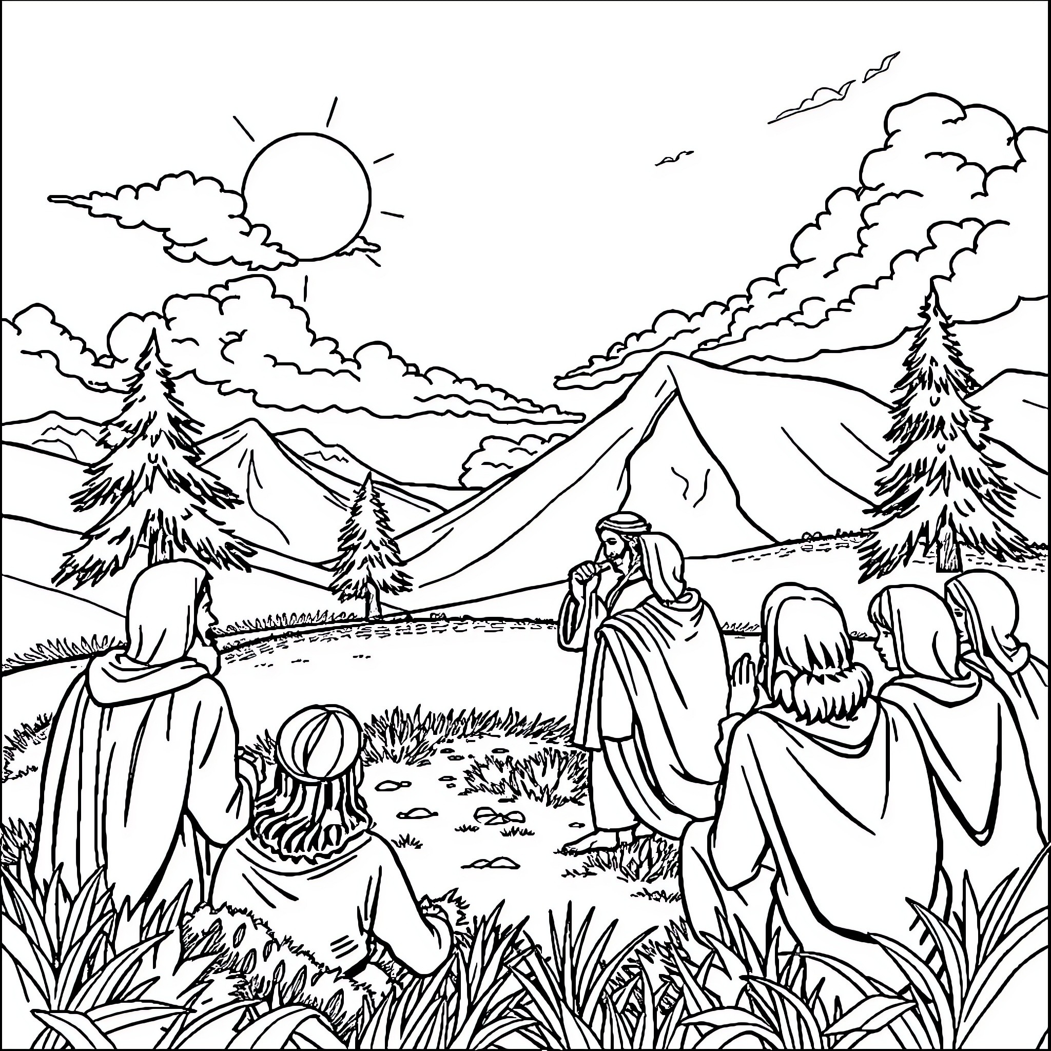 1190 Best Jesus Coloring Pages (Free Printable PDFs)