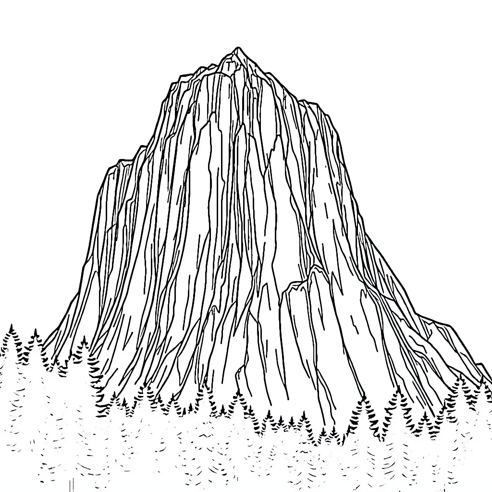 Best Mountain Coloring Pages (Free Printable PDF)