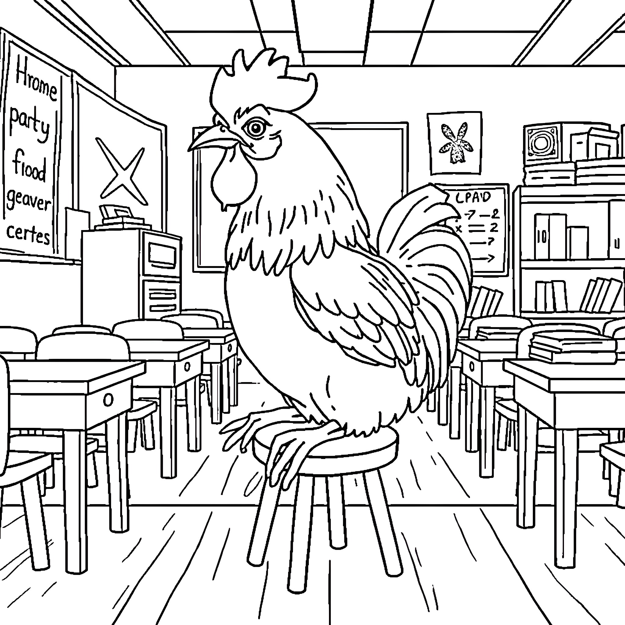 30 Best Chicken Jockey Coloring Pages (Free Printable PDFs)