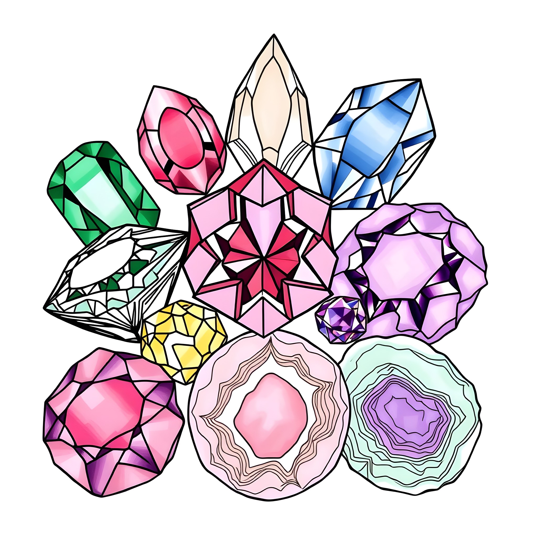 6 Best Stone Coloring Pages (Free Printable PDFs)